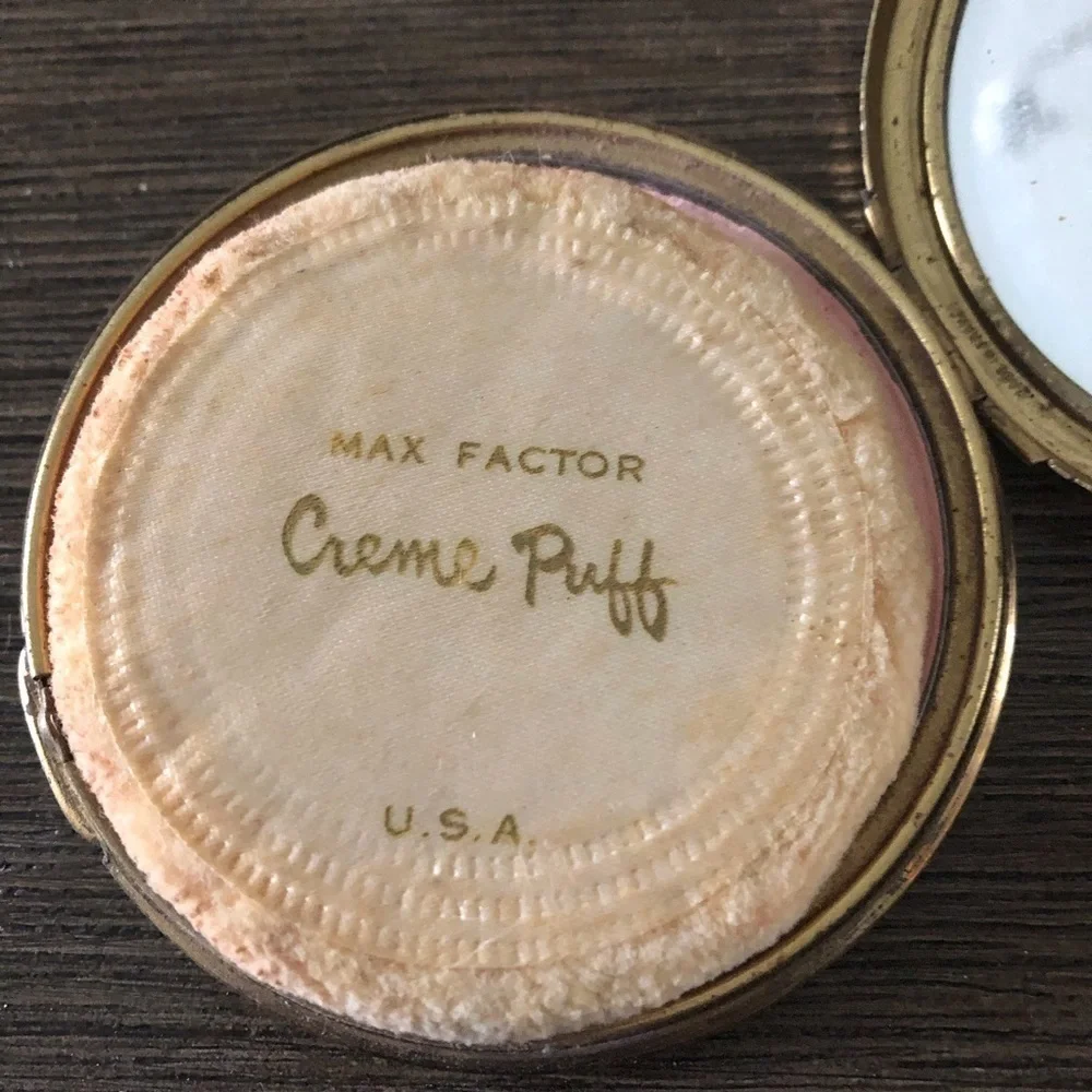 Vintage 1940s Max Factor Creme Puff blush